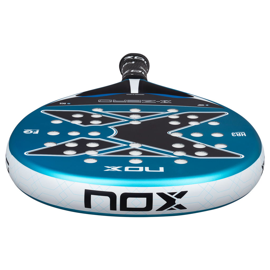 Top image of the NOX X-Zero Blue (2026) padel racket available in New Zealand from ThePadelShop.co.nz