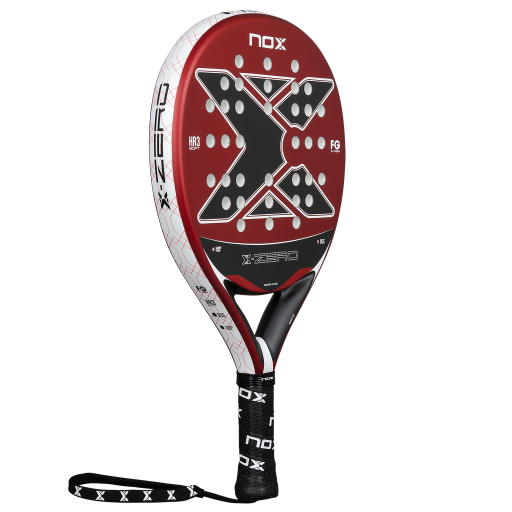 Main Image of the NOX X-Zero Red 2026 Padel Racket available in New Zealand from ThePadelShop NZ