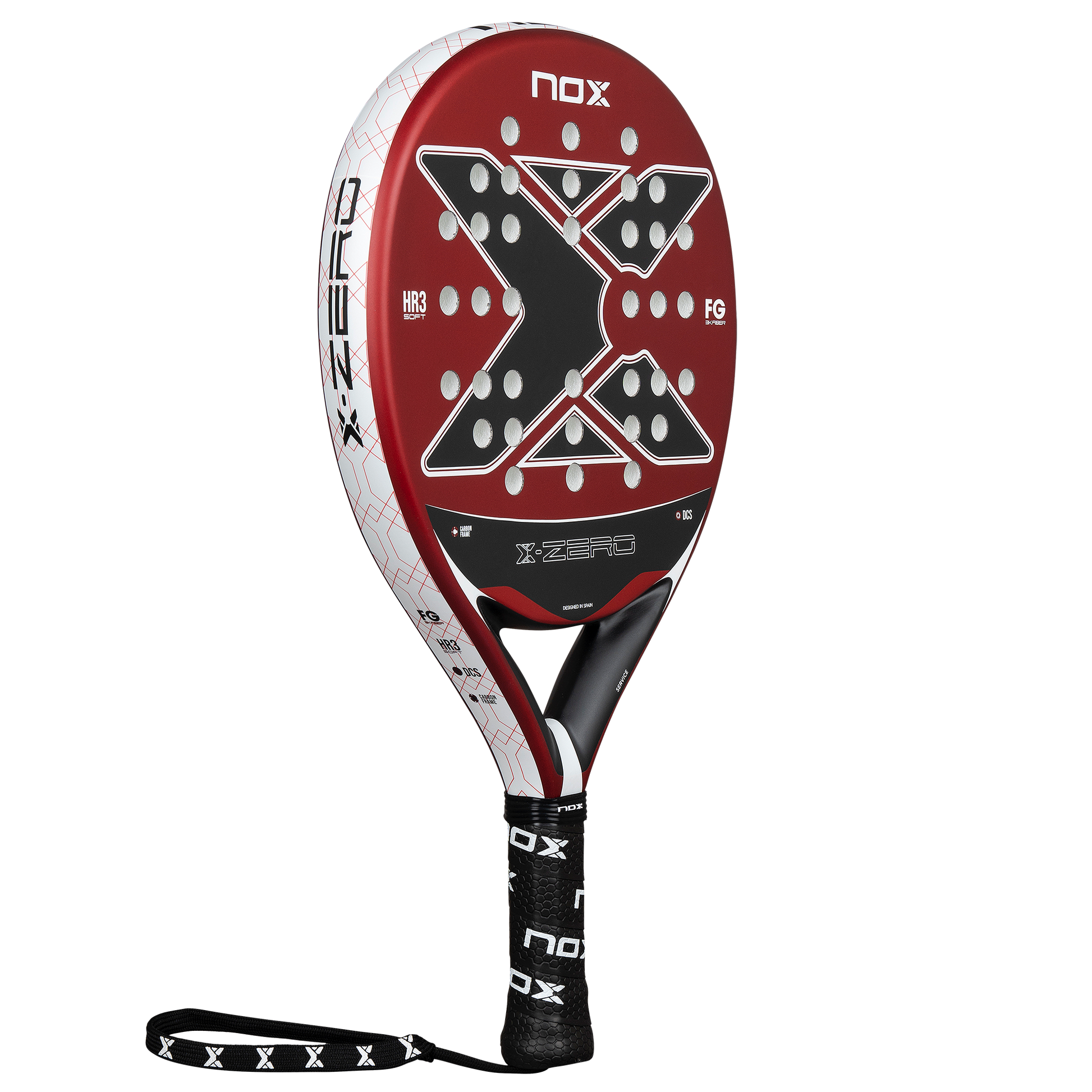 Main Image of the NOX X-Zero Red 2026 Padel Racket available in New Zealand from ThePadelShop NZ