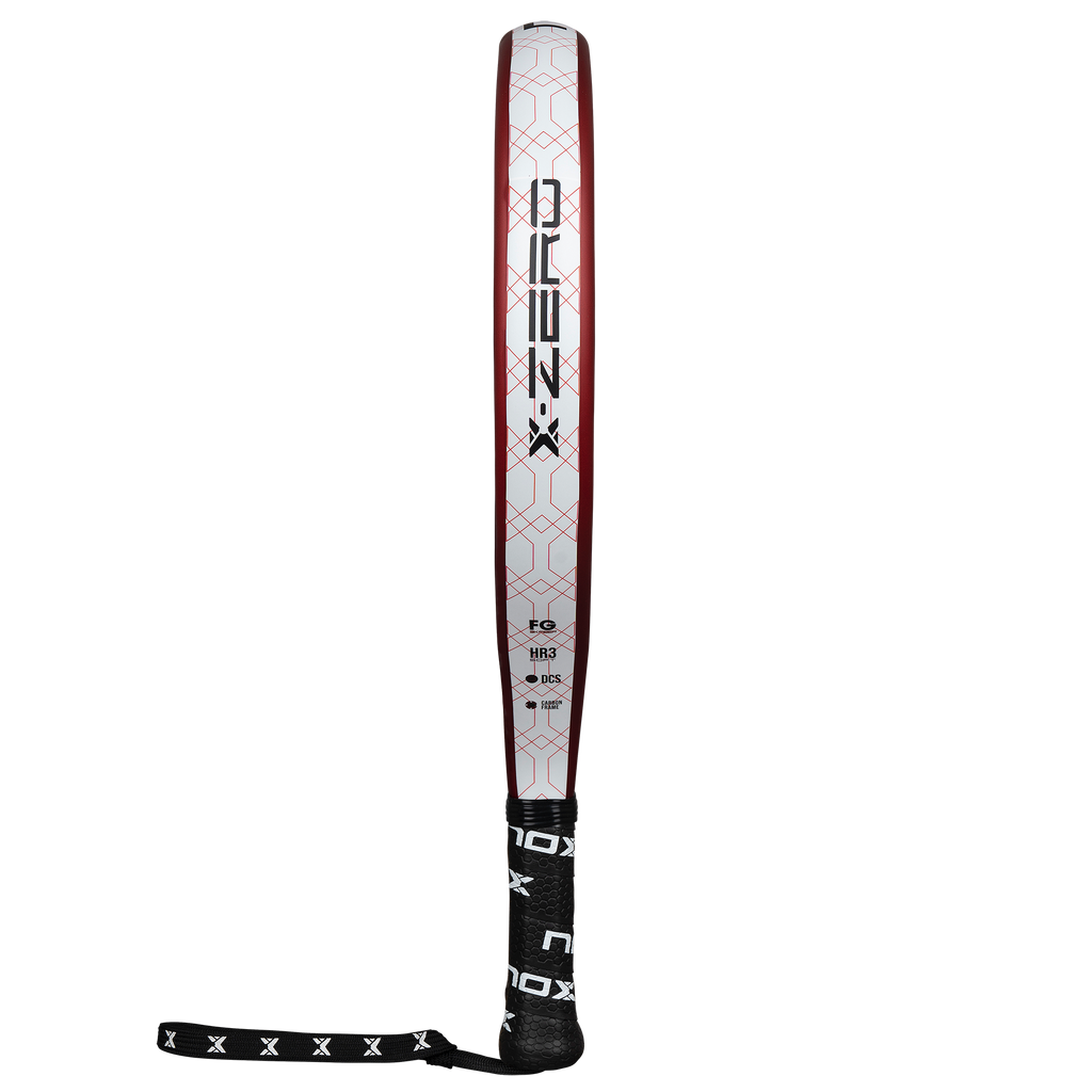 Side Image of the NOX X-Zero Red 2026 Padel Racket available in New Zealand from ThePadelShop NZ