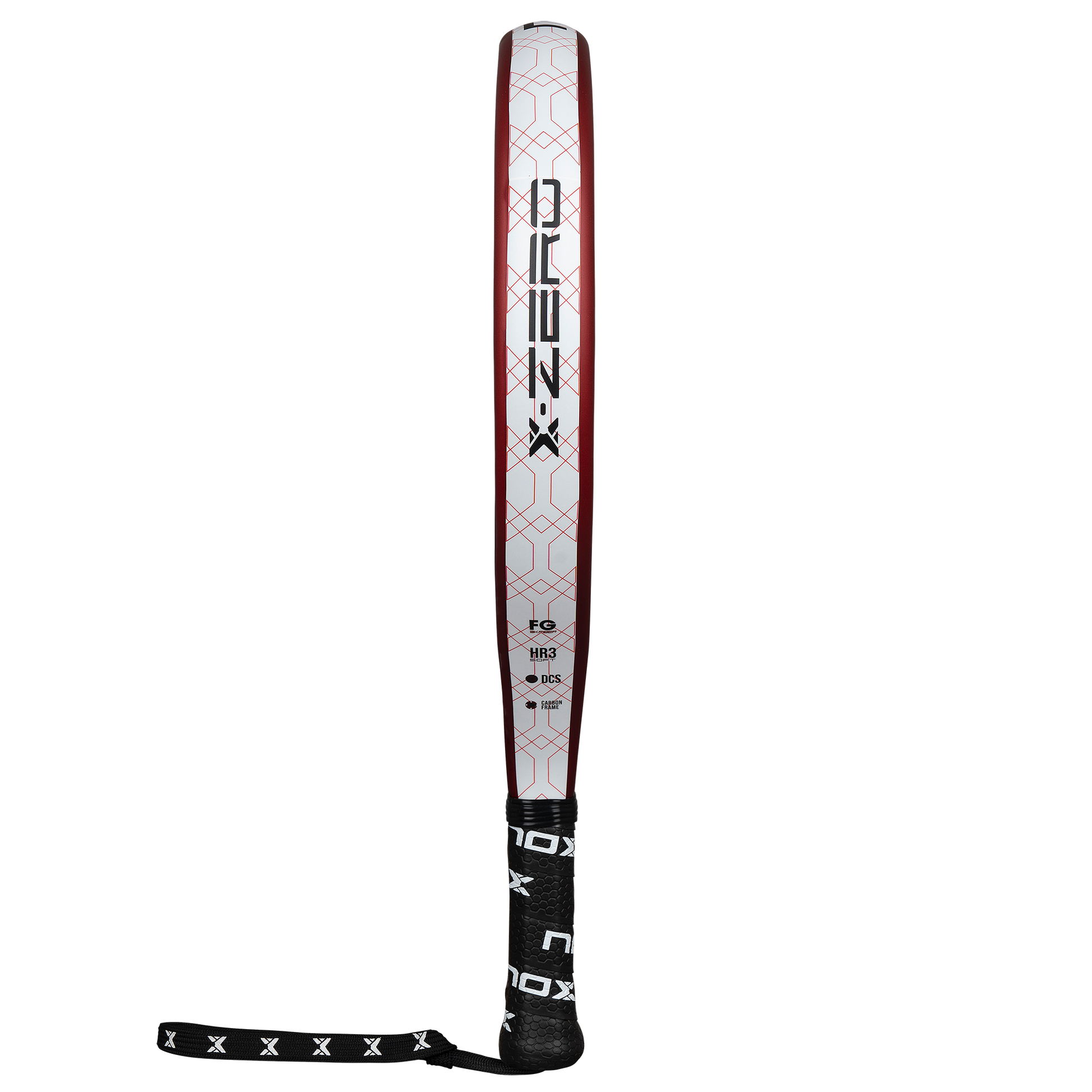 Side Image of the NOX X-Zero Red 2026 Padel Racket available in New Zealand from ThePadelShop NZ
