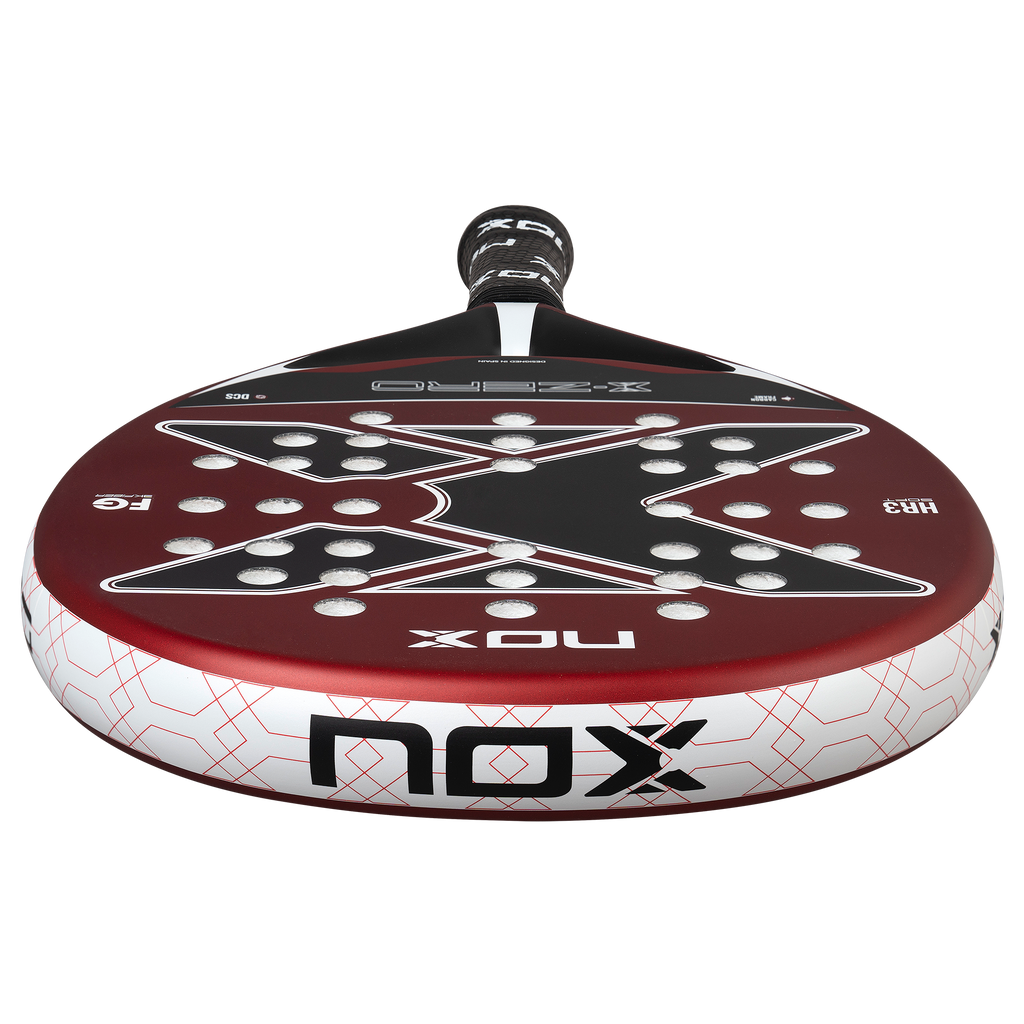 Top Image of the NOX X-Zero Red 2026 Padel Racket available in New Zealand from ThePadelShop NZ