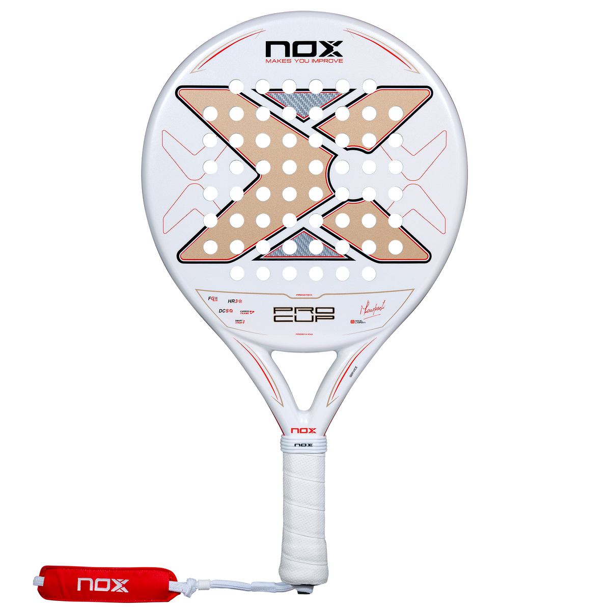 a front image of the NOX ML10 Pro Cup COORP (2027) padel racket by Miguel Lamperti available in New Zealand from ThePadelShop NZ
