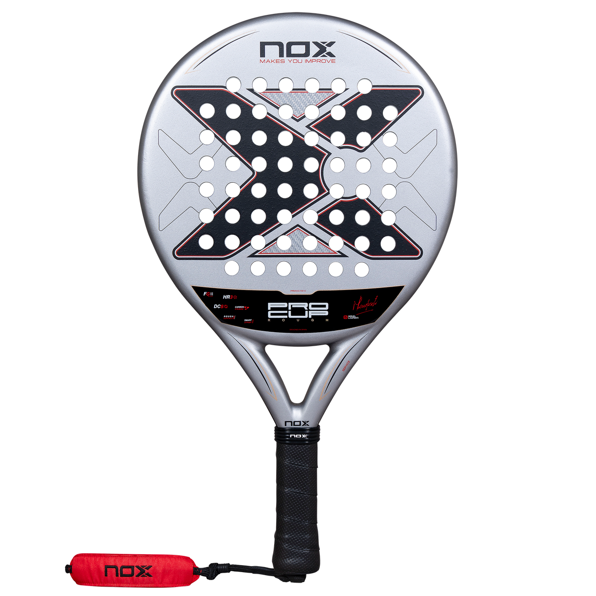 the front image of the NOX ML10 pro Cup Rough (2027) padel racket available in New Zealand from ThePadelShop NZ