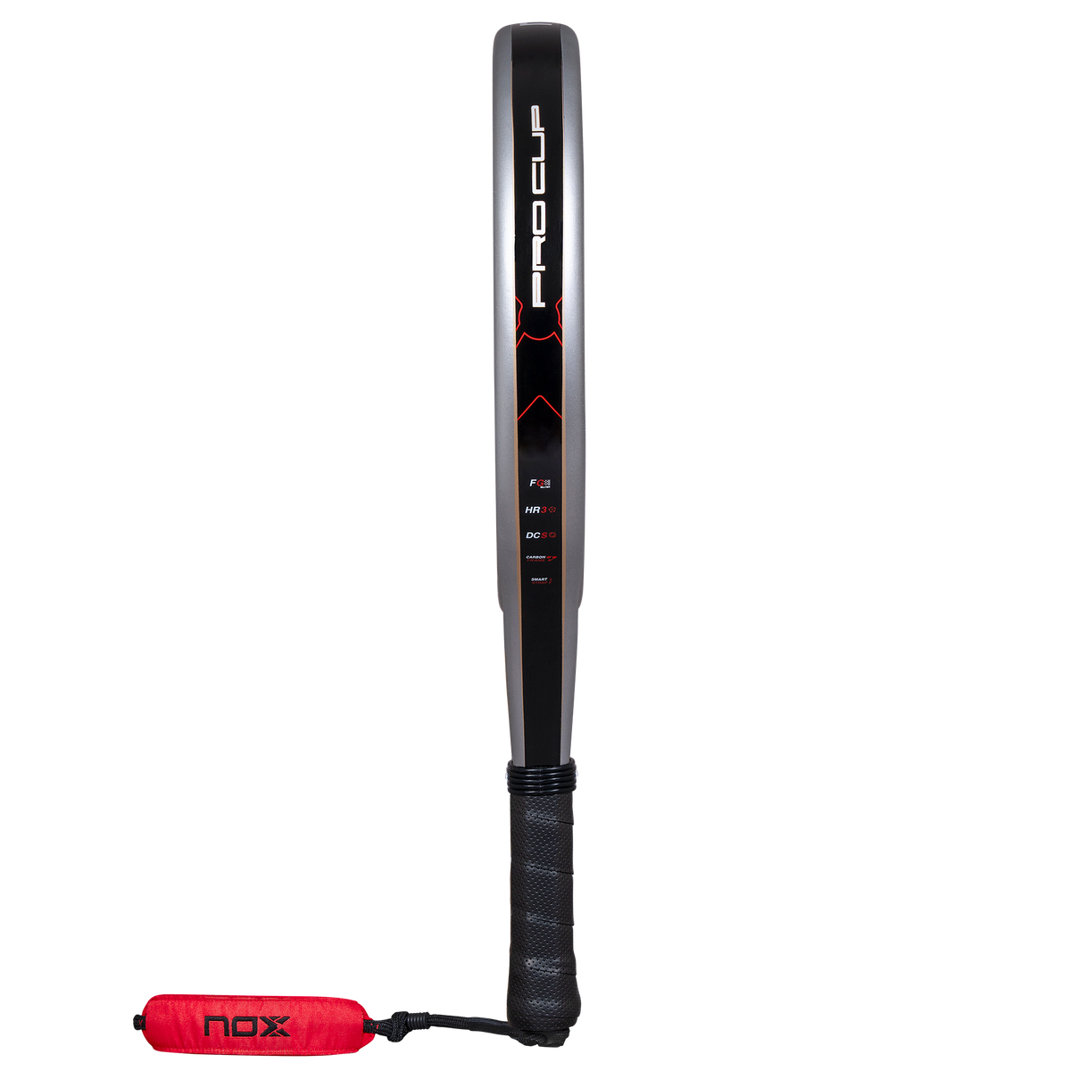 The side image of the NOX ML10 pro Cup Rough (2027) padel racket available in New Zealand from ThePadelShop NZ