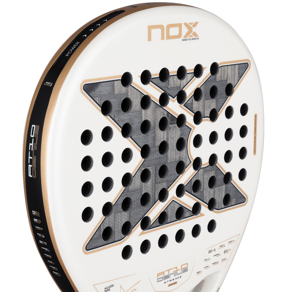 Top Cropped image of the NOX AT10 Luxury Genius 12K Alum Xtrem (2026) Padel Racket.