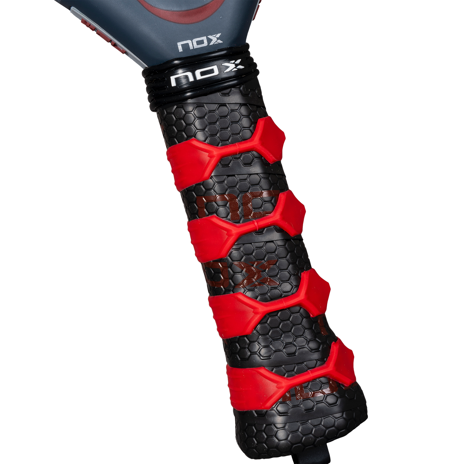 Grip of the NOX AT10 Luxury Genius 12K 2025 padel racket designed by Agustin Tapia. This padel racket is available at ThePadelShop.co.nz for New Zealand padel players.