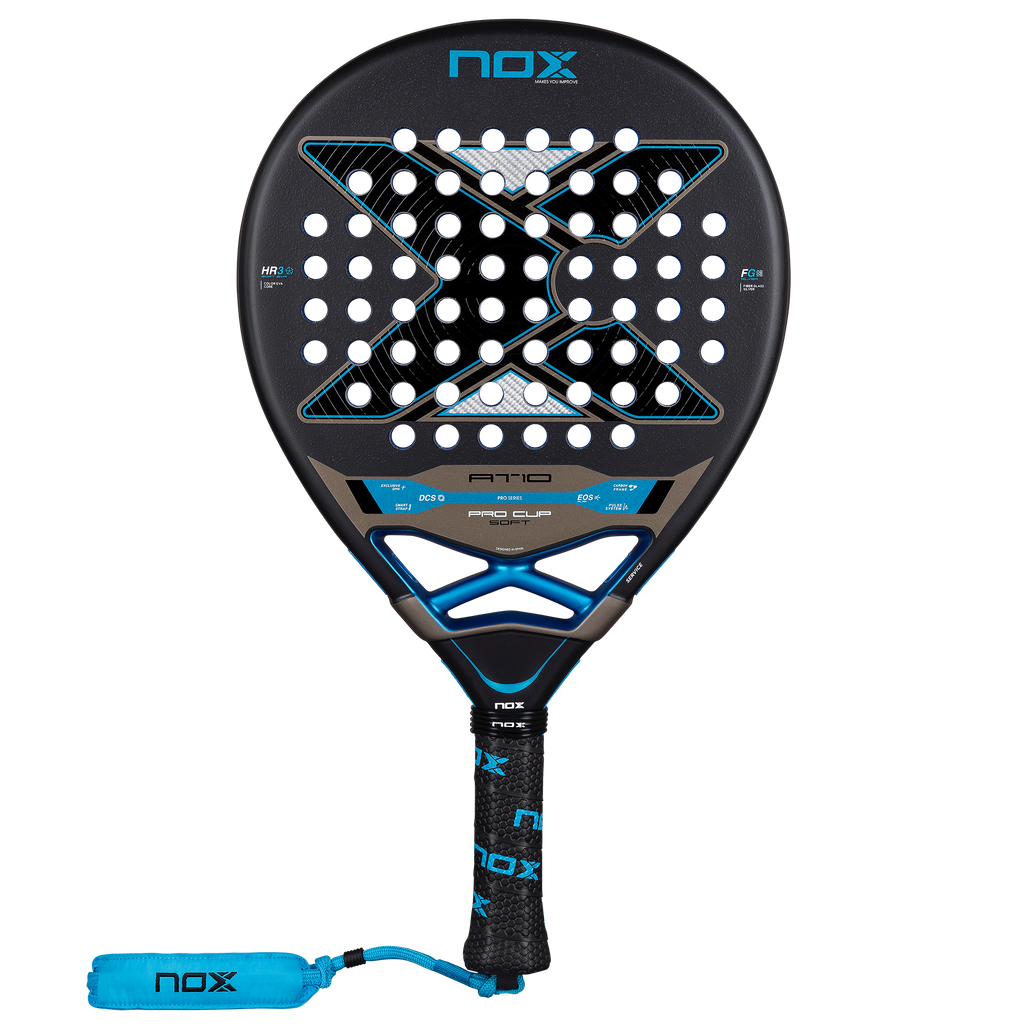 Front image of the NOX AT10 Pro Cup SOFT 2026 Padel racket Available from ThePadelShop.co.nz