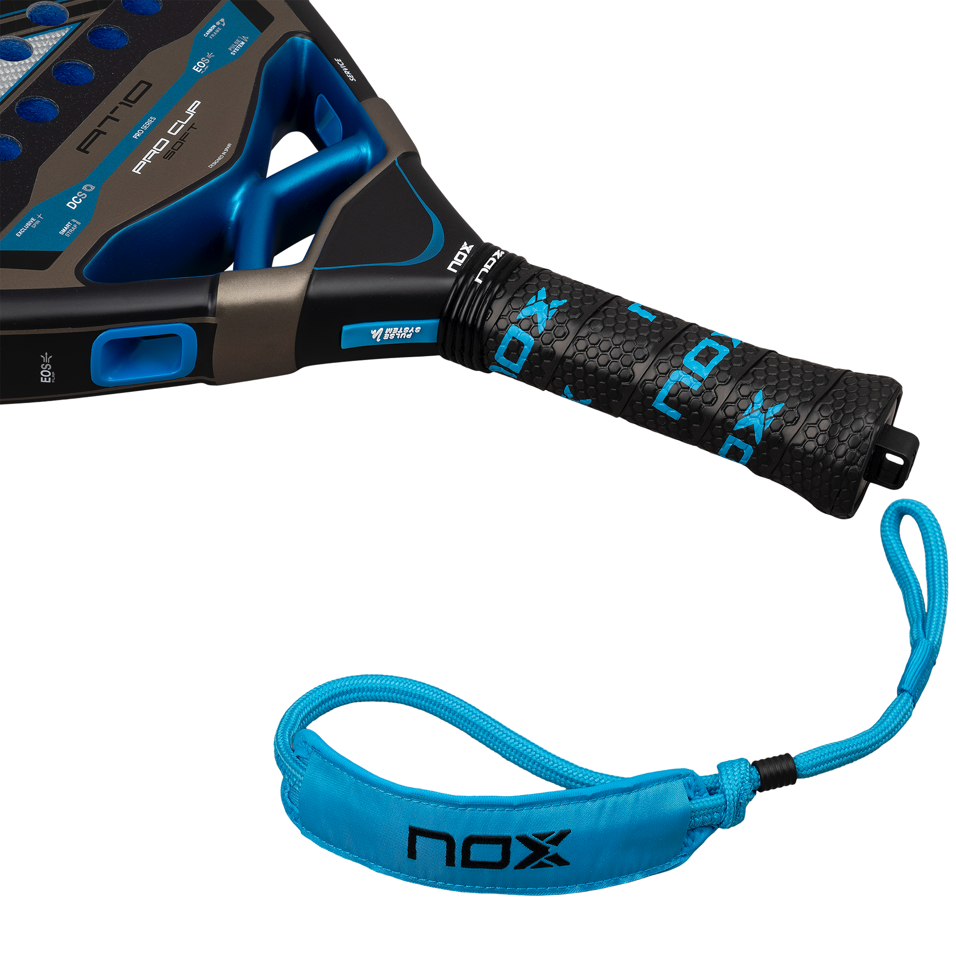 Smartgrip mage of the NOX AT10 Pro Cup SOFT 2026 Padel racket Available from ThePadelShop.co.nz
