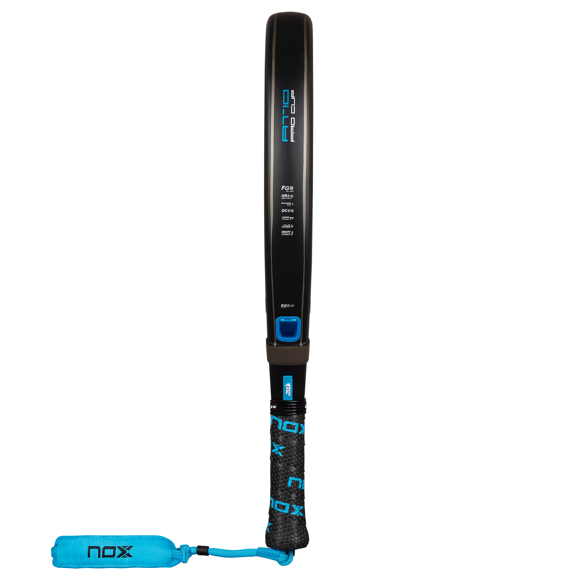 Side image of the NOX AT10 Pro Cup SOFT 2026 Padel racket Available from ThePadelShop.co.nz