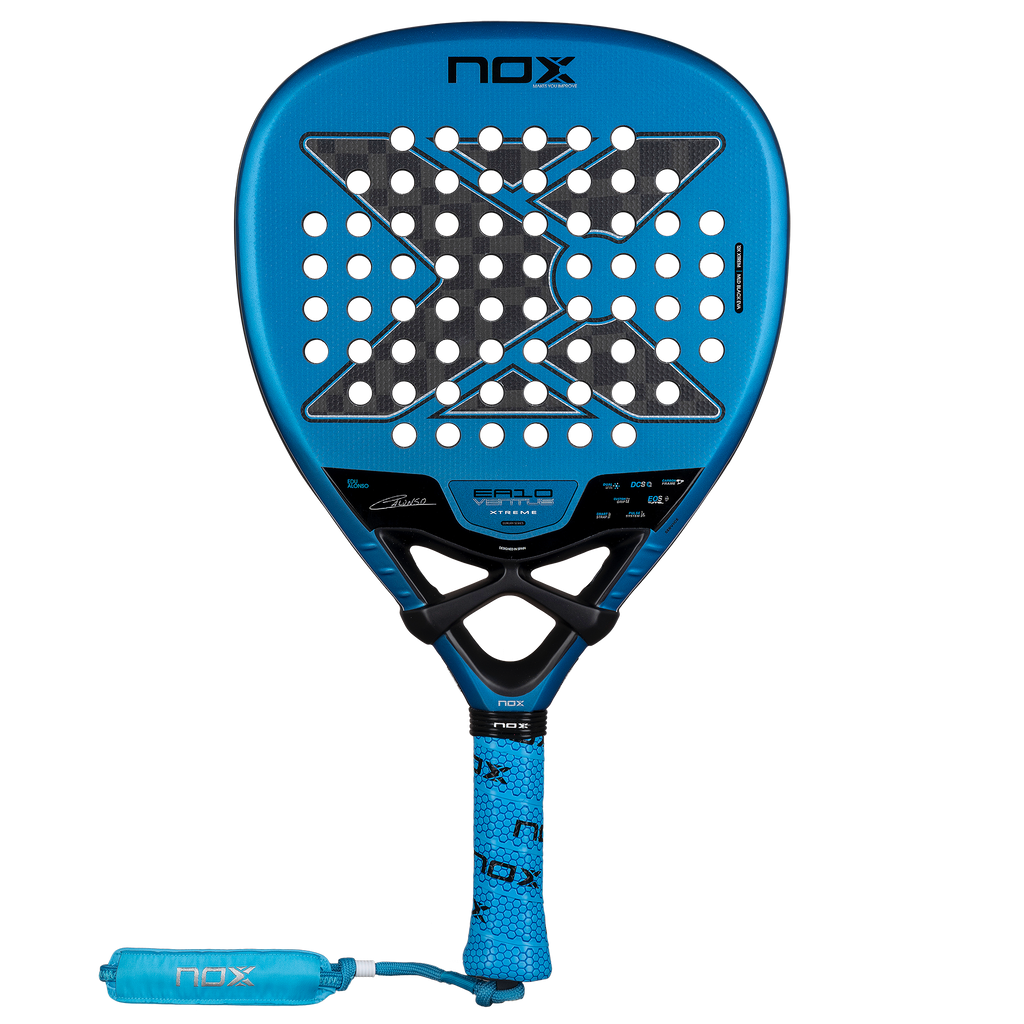 Front Image of the NOX EA10 Ventus Attack 12k Xtrem 2026 Padel racket by Edu Alonso available in New Zealand from ThePadelShop.co.nz