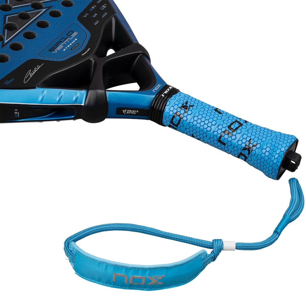 Smartstrap of the NOX EA10 Ventus Attack 12k Xtrem 2026 Padel racket by Edu Alonso available in New Zealand from ThePadelShop.co.nz
