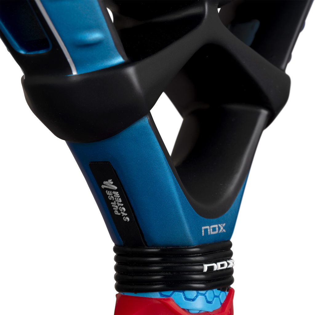 Pulse system of the NOX EA10 Ventus Attack 12k Xtrem 2026 Padel racket by Edu Alonso available in New Zealand from ThePadelShop.co.nz