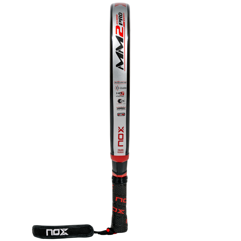 Side view of the MM2 Hybrid Pro Padel Racket on sale in NZ at thepadelshop.co.nz