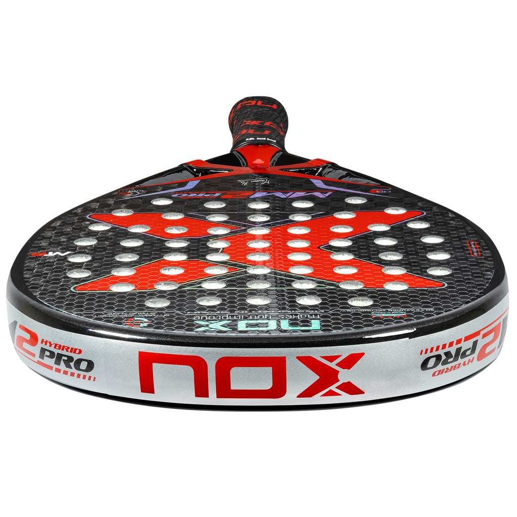 Top view of the MM2 Hybrid Pro Padel Racket on sale in NZ at thepadelshop.co.nz