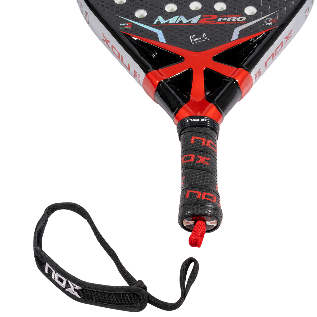 Handle view of the MM2 Hybrid Pro Padel Racket on sale in NZ at thepadelshop.co.nz