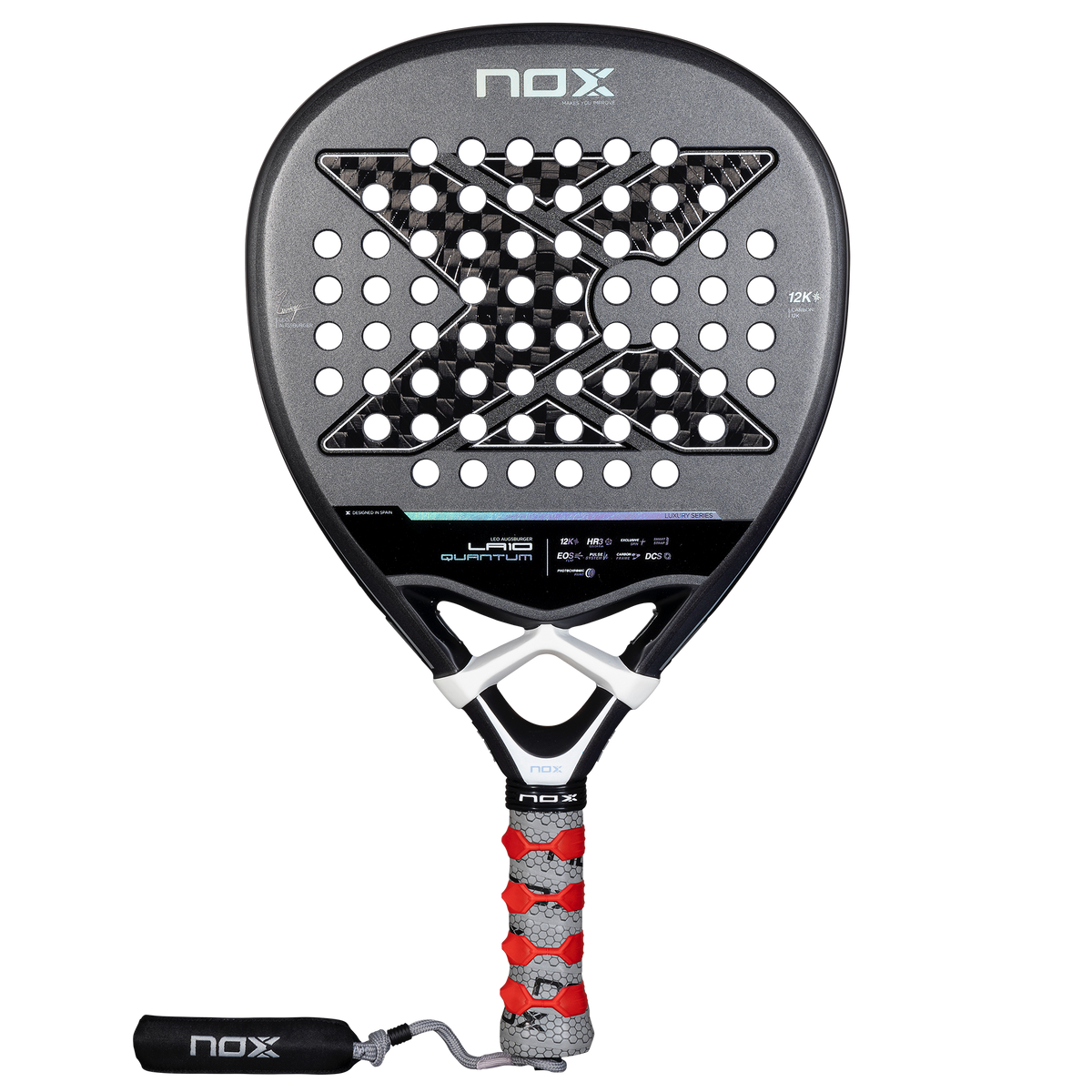 2025 NOX LA10 Luxury Quantum 12k Padel racket by Leo Augsburger - Front Image