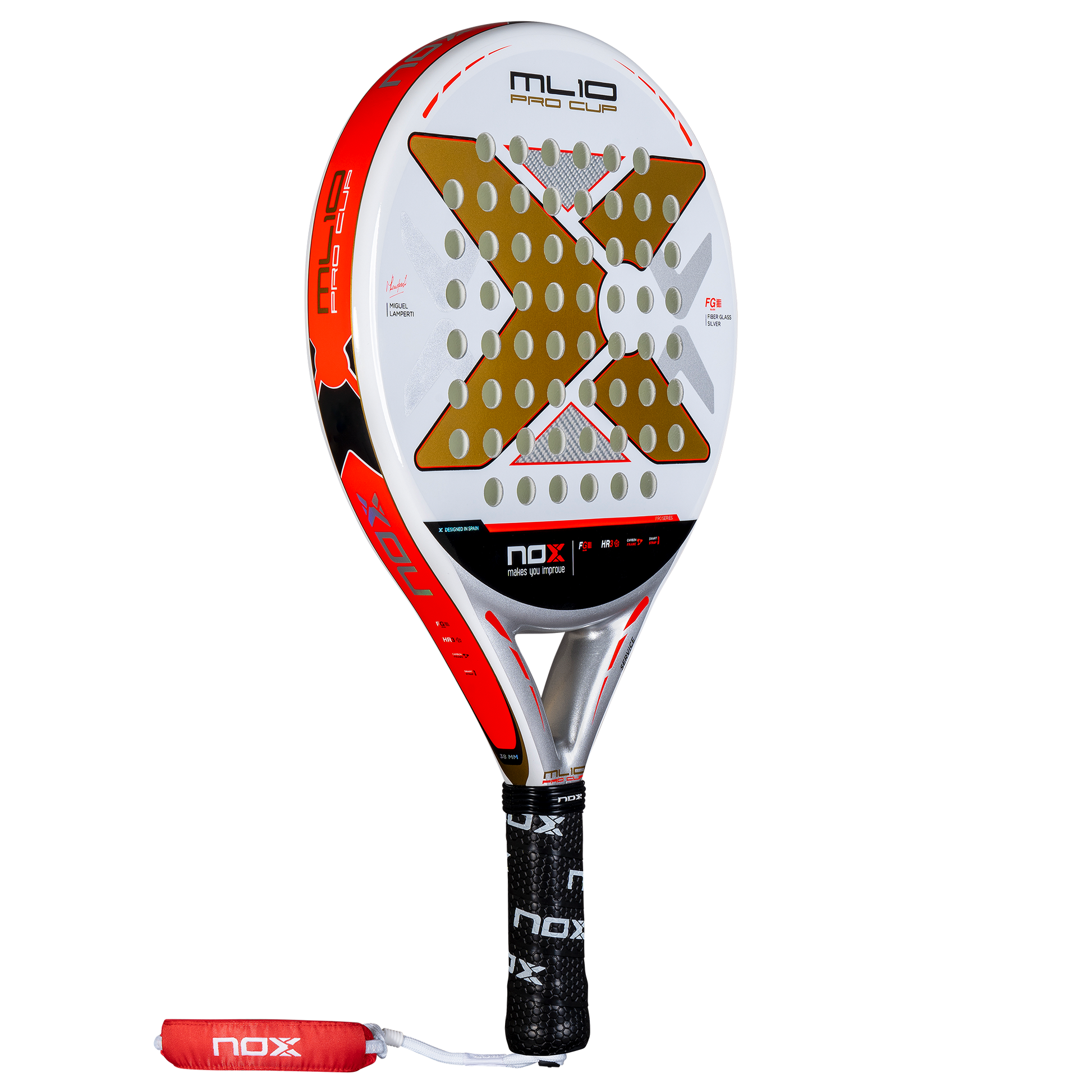 Main image of the NOX ML10 Pro Cup 2025 padel racket inspired by Miguel Lampertti, that is now available in New Zealand from The Padel Shop NZ