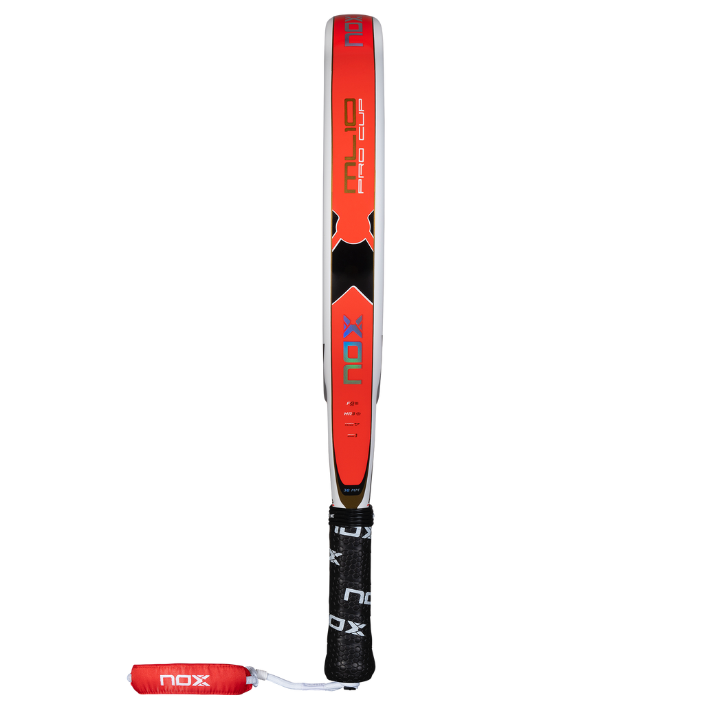 Side image of the NOX ML10 Pro Cup 2025 padel racket inspired by Miguel Lampertti, that is now available in New Zealand from The Padel Shop NZ