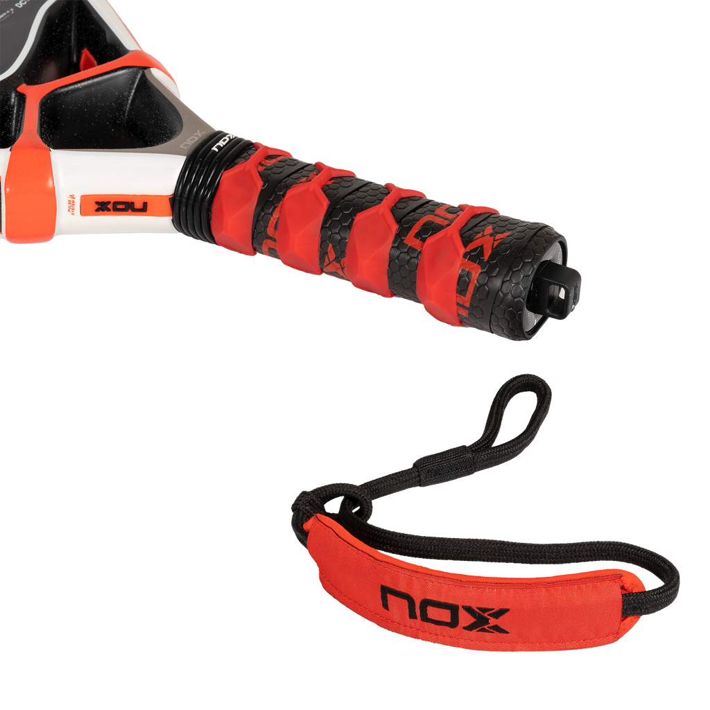 Handle view of NOX ML10 Pro Cup Luxury 2024 by Miguel Lamperti Padel racket New Zealand on sale at ThePadelShop.co.nz