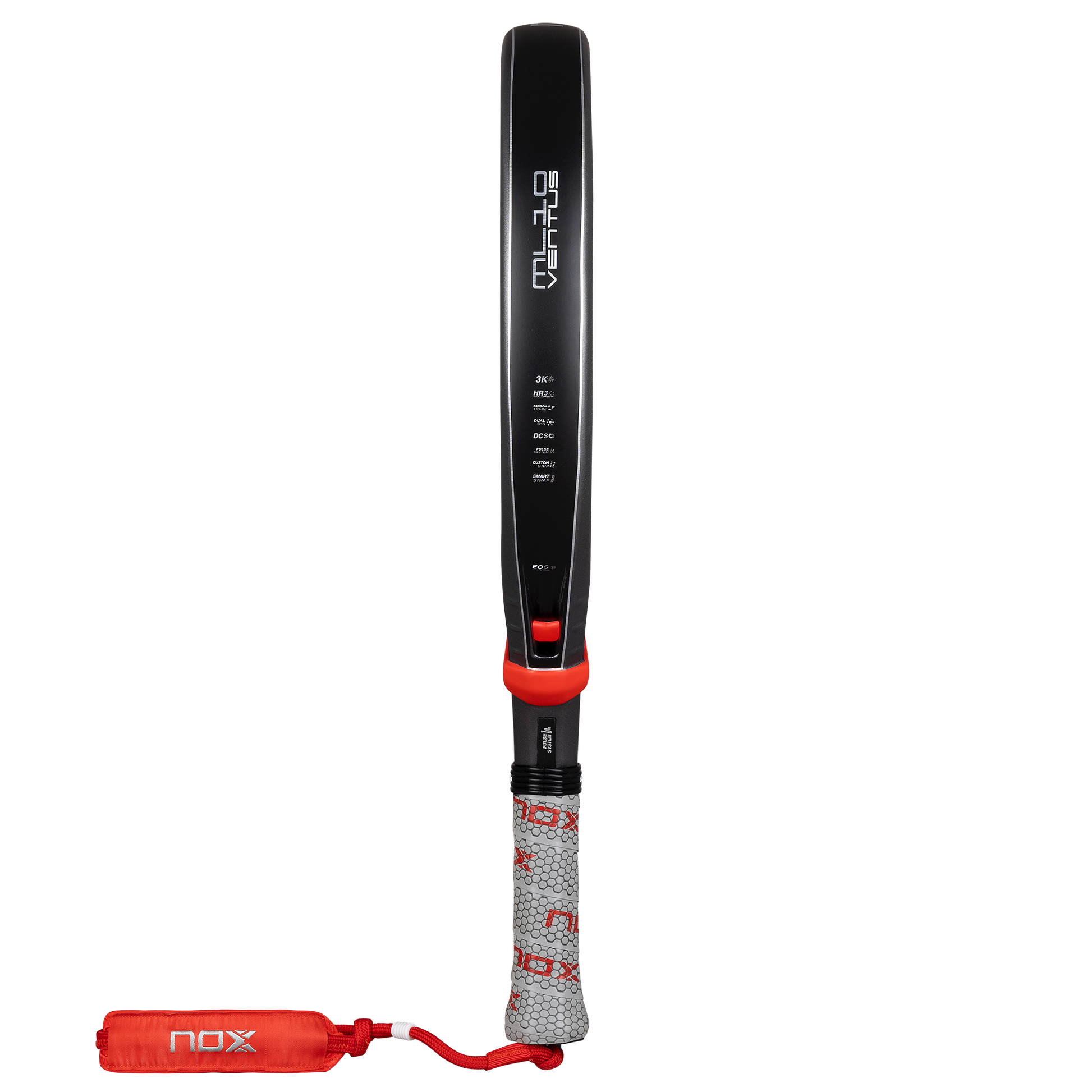Side image of the NOX ML10 Ventus Control 3k (2026) padel racket by Miguel Lamperti available in New Zealand from ThePadelShop.co.nz