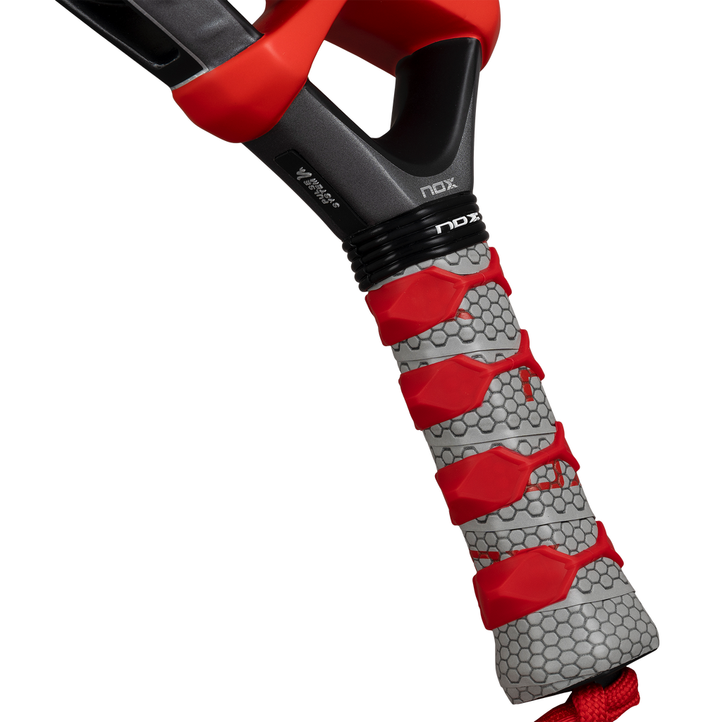 Custom grip of the NOX ML10 Ventus Control 3k (2026) padel racket by Miguel Lamperti available in New Zealand from ThePadelShop.co.nz