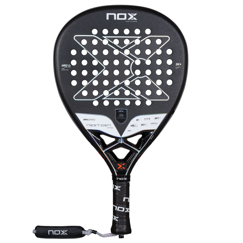Front view - NOX Nextgen Pro Attack 3k Padel Racket