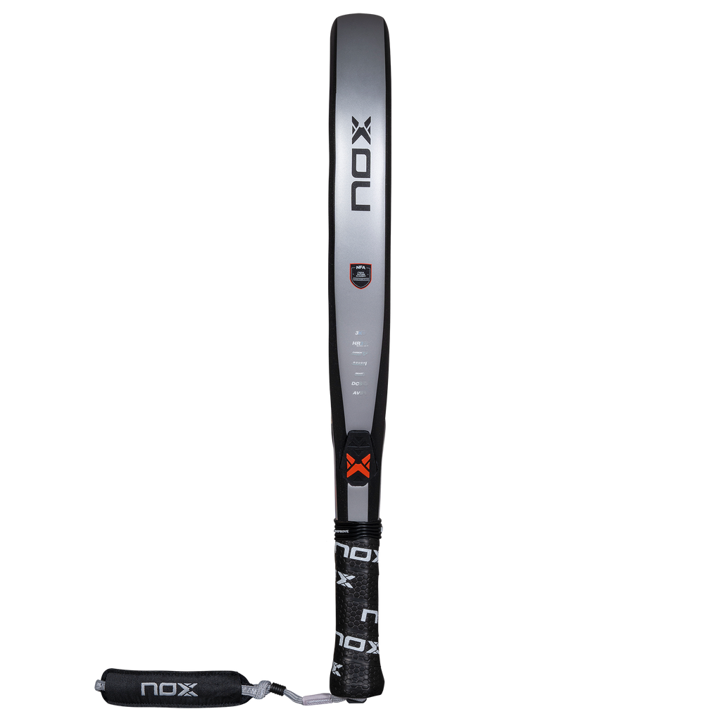 Side view of the NOX Nextgen Pro Attack 3k Padel Racket