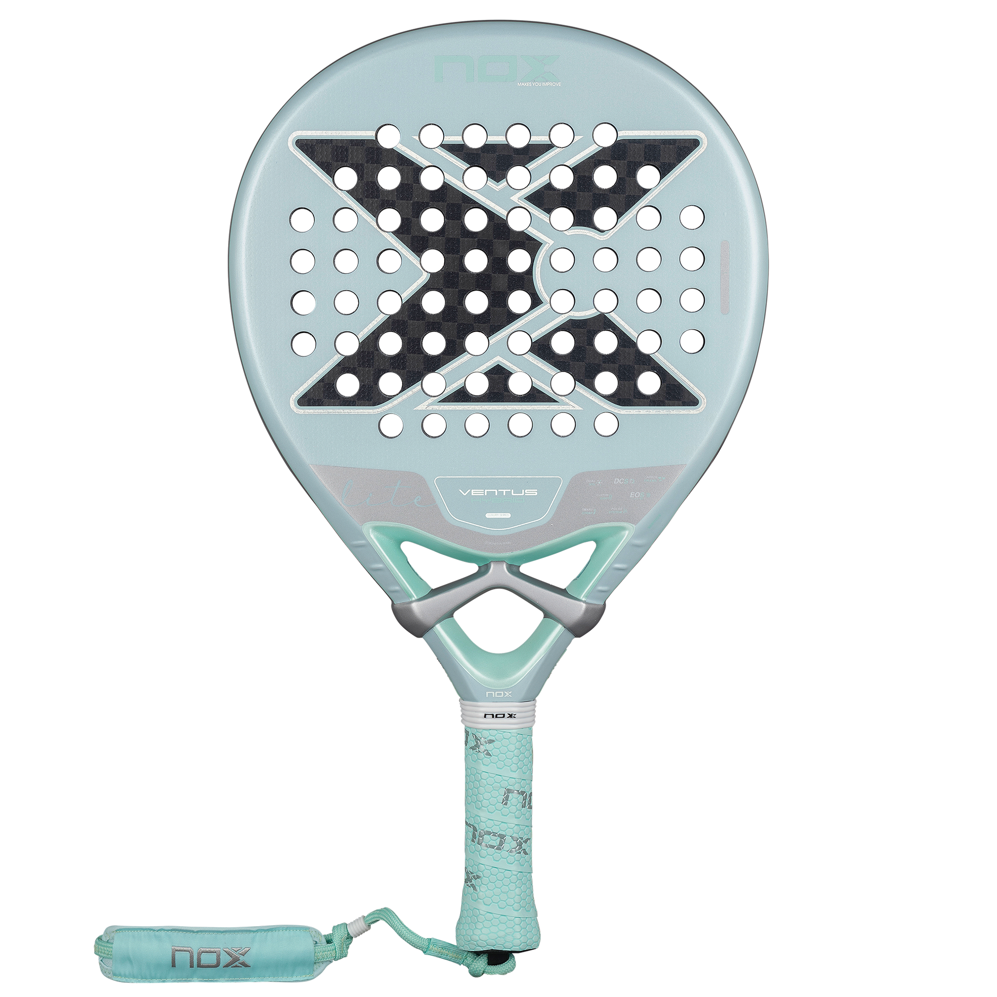 Front Image of NOX Ventus 12K Hybrid LITE 2026 padel racket available in New Zealand from ThePadelShop.co.nz