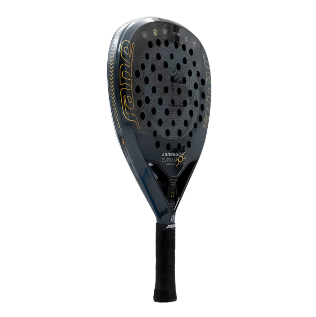 Main image of the SANE Agressor Evolution Diamond Omega 2025 Padel racket that is on sale at The Padel Shop NZ
