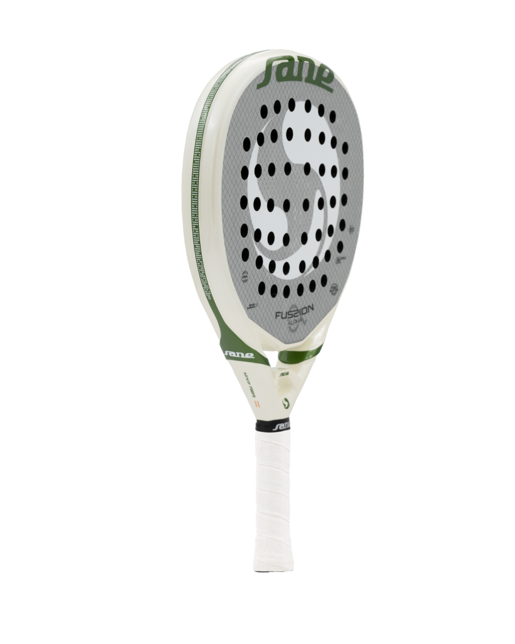 Front Image of the Sane Fusion Alpha (2025) padel racket. Available at ThePadelShop.co.nz.