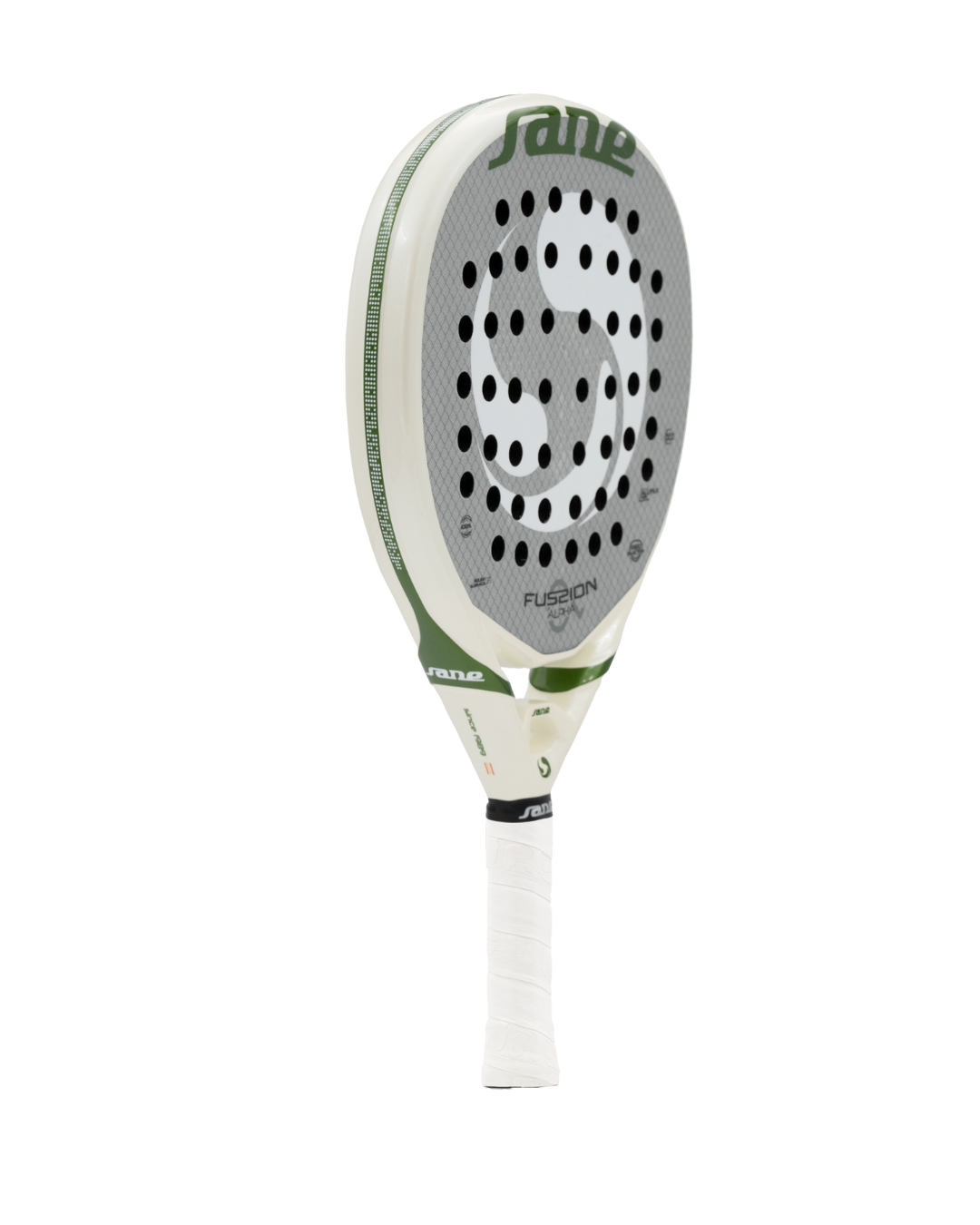 Front Image of the Sane Fusion Alpha (2025) padel racket. Available at ThePadelShop.co.nz.
