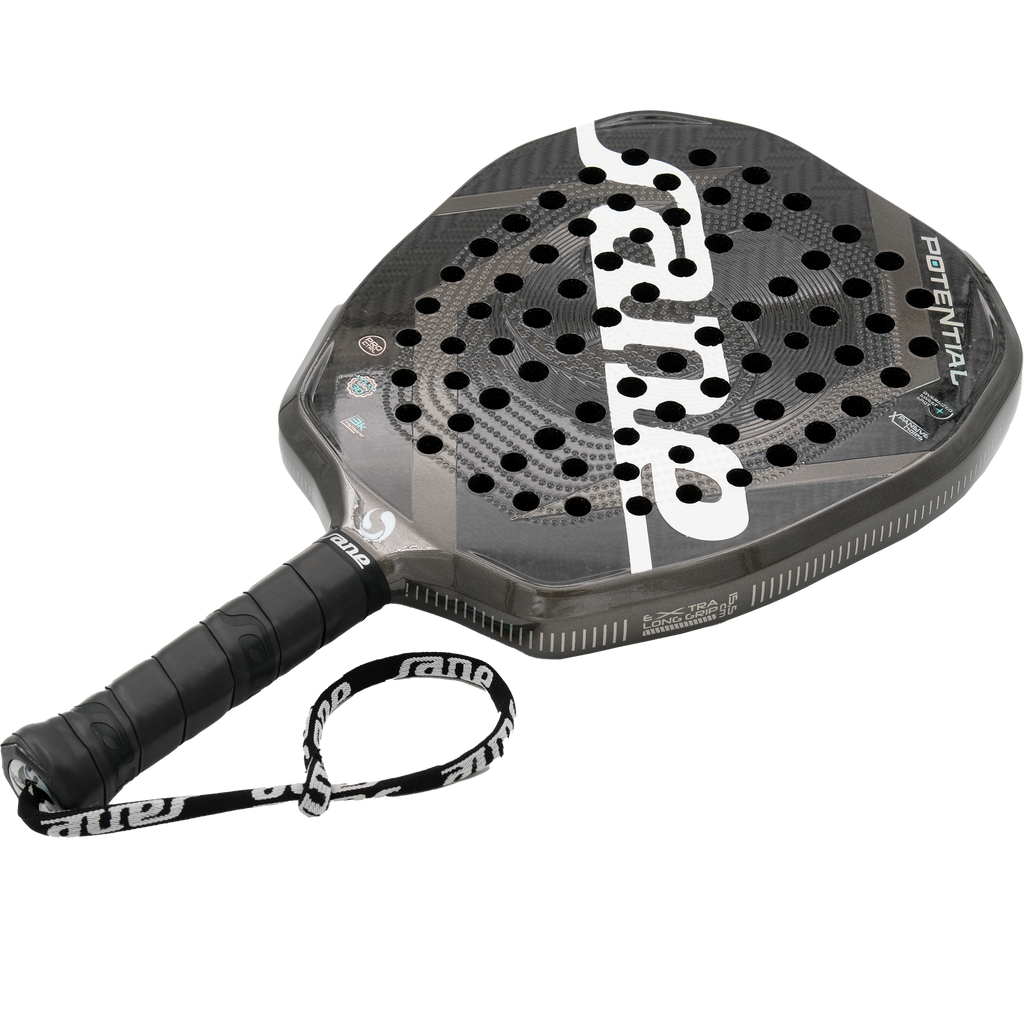 Fun Image of the SANE Potential Intermediate Edition Padel Rackets now available in New Zealand from ThePadelShop.co.nz