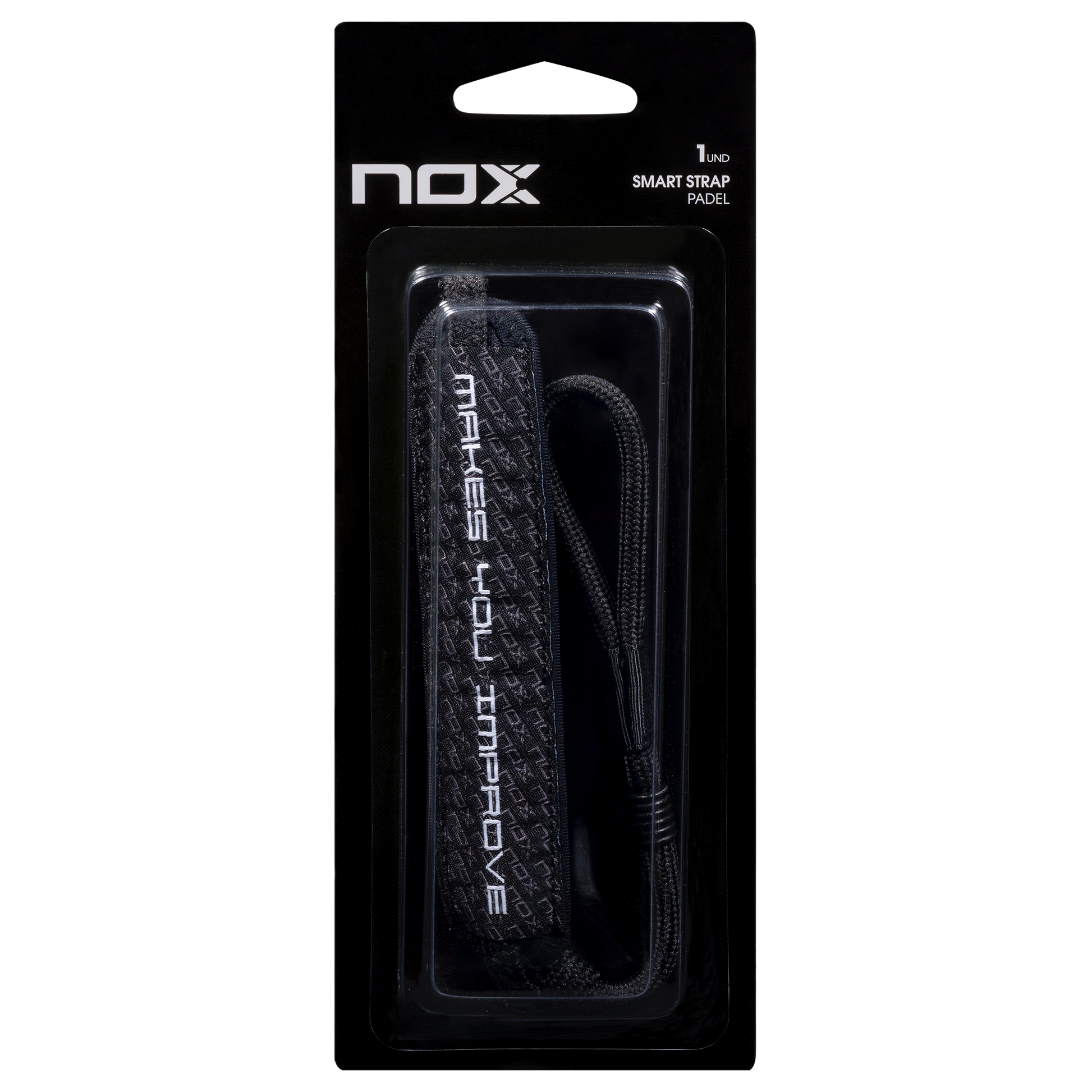 NOX Black and White Padel Racket Strap - replacement