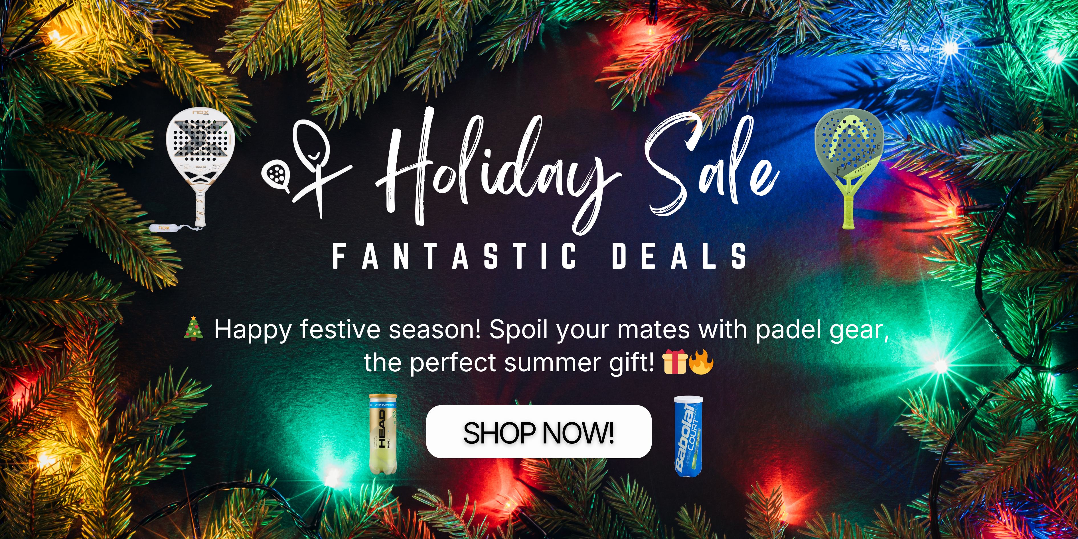 ThePadelShop.co.nz 2025 Holiday Sale on now