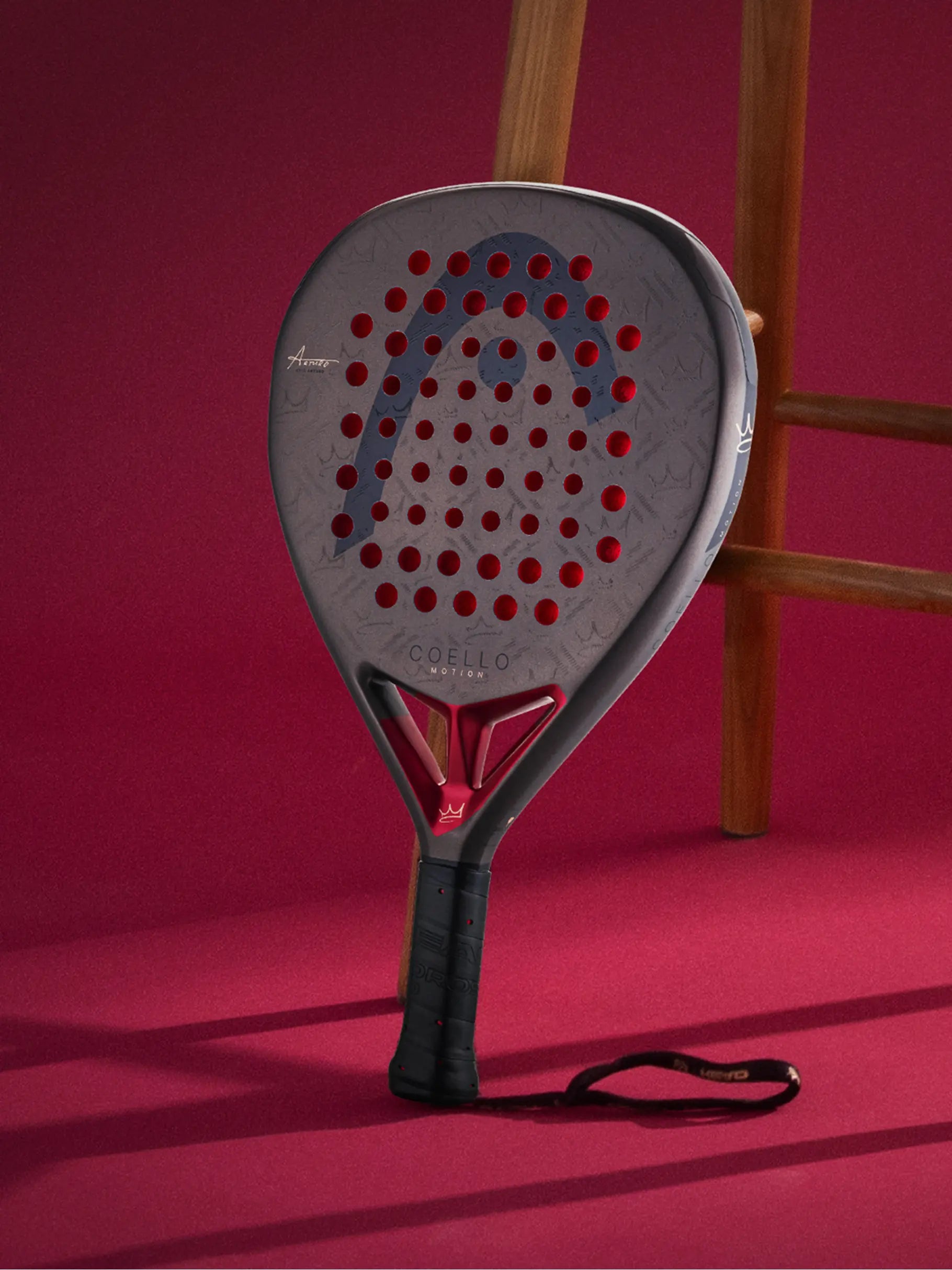 Fun Image of the Head Coello Motion 2026 Padel Racket available in NZ from ThePadelShop.co.nz