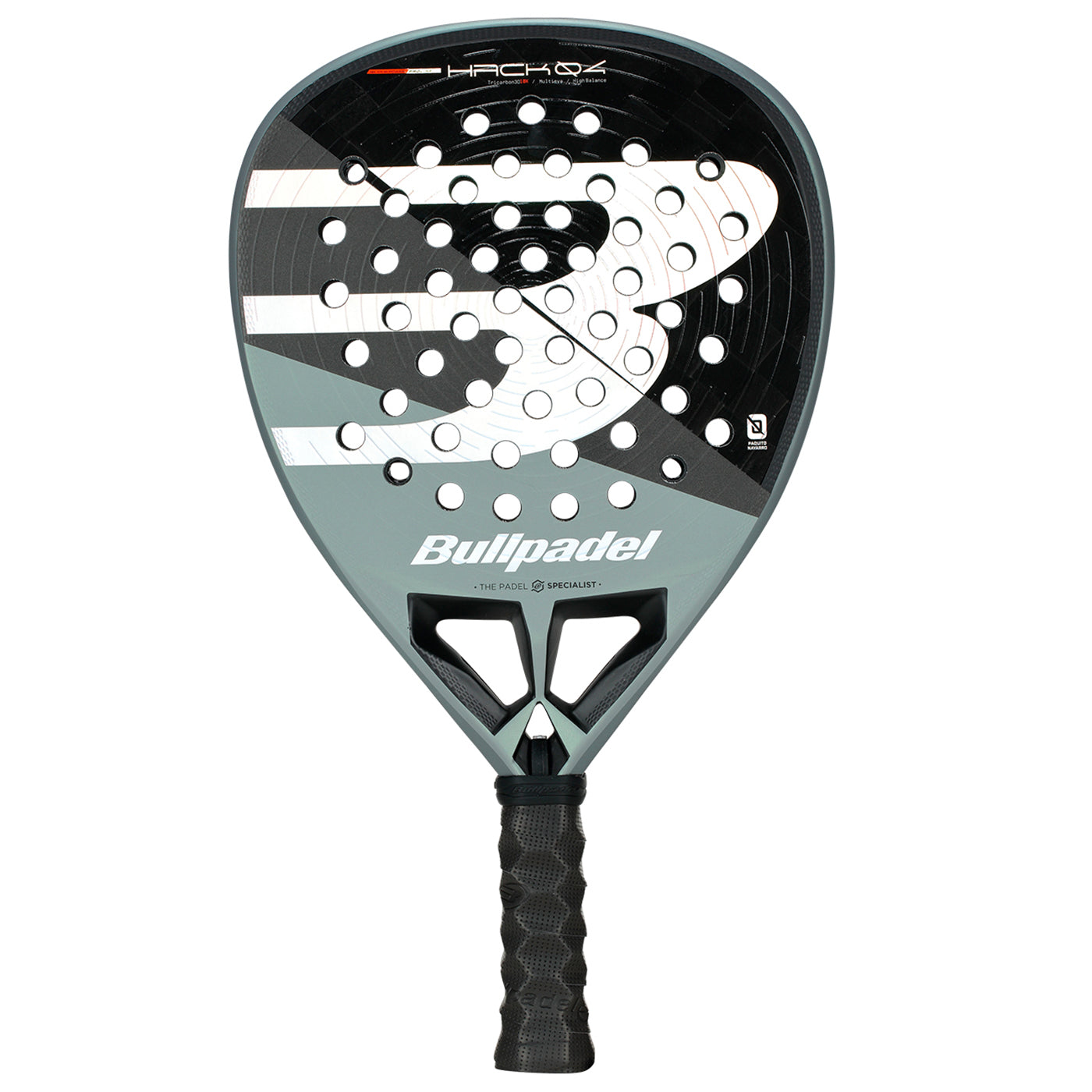 Front image of the Bullpadel Hack 04 2026 Padel Racket available in New Zealand from ThepadelShop.co.nz