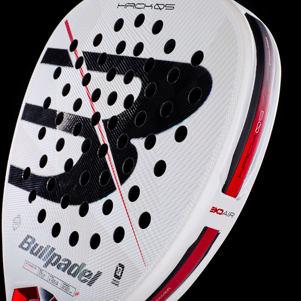 Fun image of the  Bullpadel Hack 05 (2027) padel racket available in New Zealand from ThePadelShopNZ