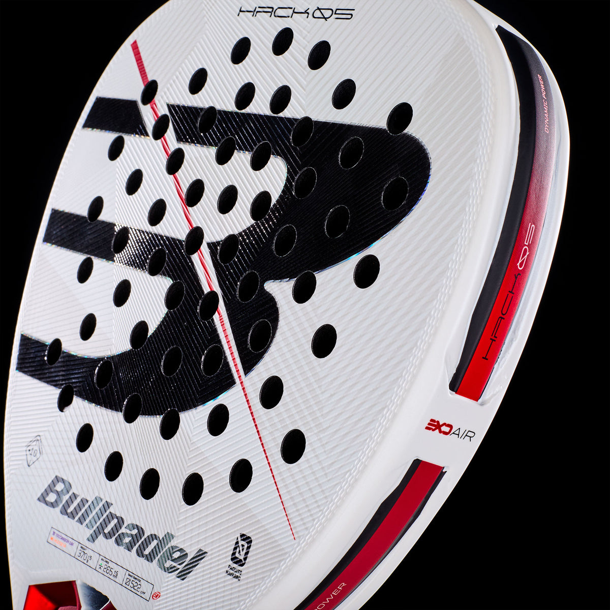 Fun image of the  Bullpadel Hack 05 (2027) padel racket available in New Zealand from ThePadelShopNZ