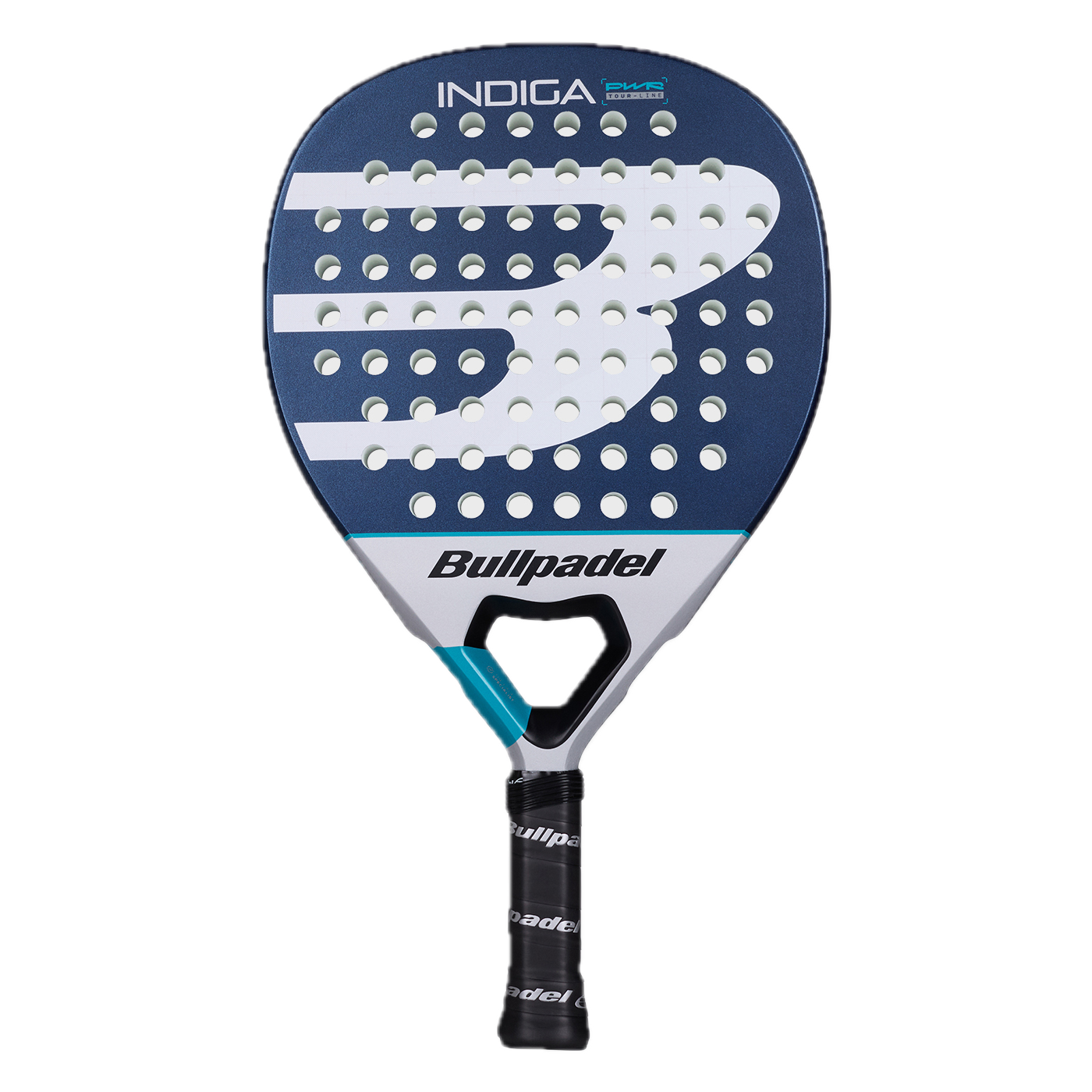 front image of the Bullpadel Indiga Power (2026) padel racket available in New Zealand from ThePadelShop.co.nz