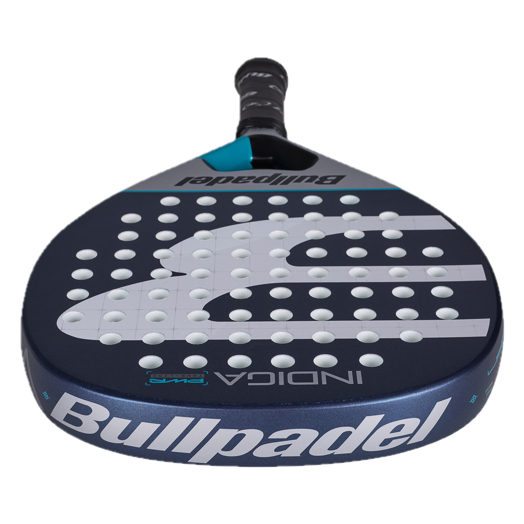 top image of the Bullpadel Indiga Power (2026) padel racket available in New Zealand from ThePadelShop.co.nz