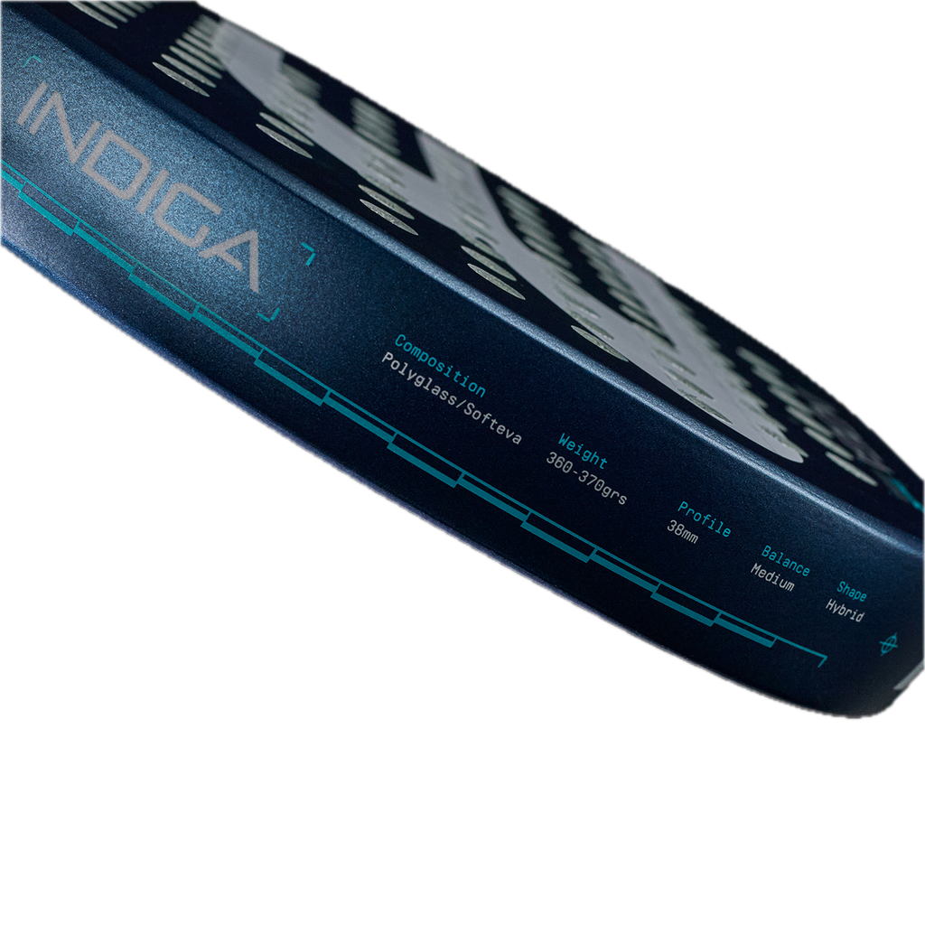 spec mage of the Bullpadel Indiga Power (2026) padel racket available in New Zealand from ThePadelShop.co.nz