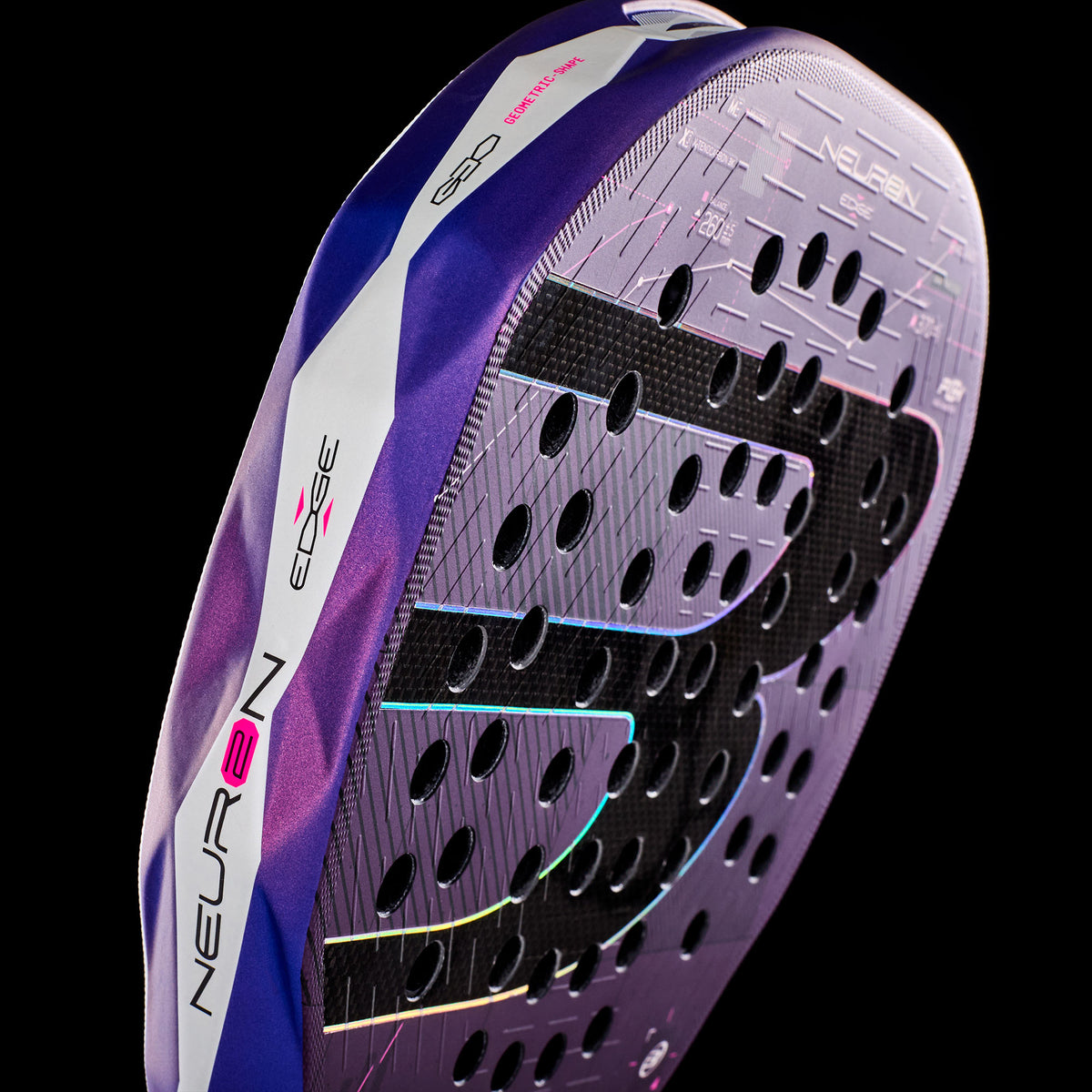 Fun image of the Bullpadel Neuron 02 Edge (2027) padel racket available in New Zealand from ThePadelShop.co.nz