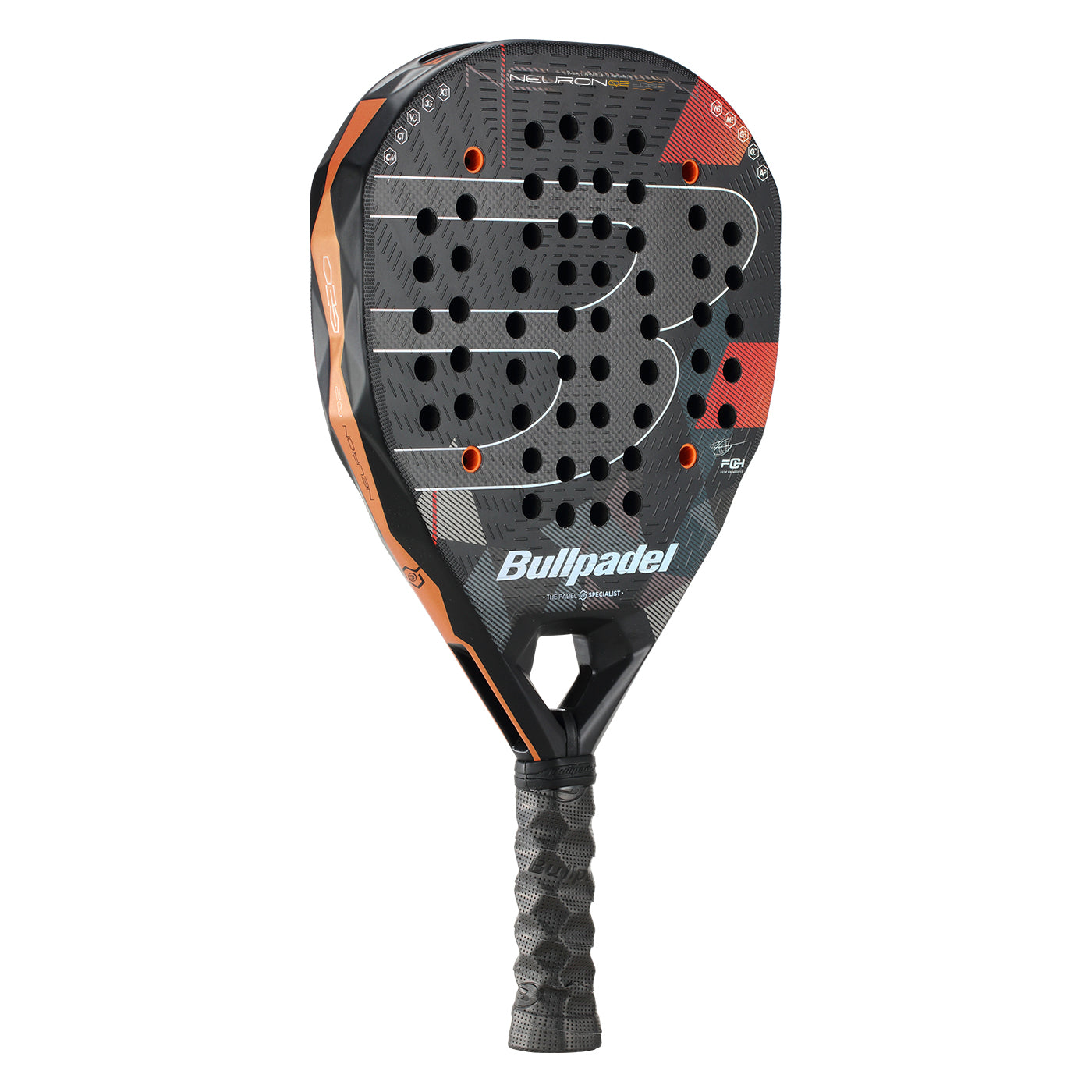 The main image of the Bullpadel Neuron 02 Edge 2026 padel racket available in New Zealand at ThePadelShop.co.nz