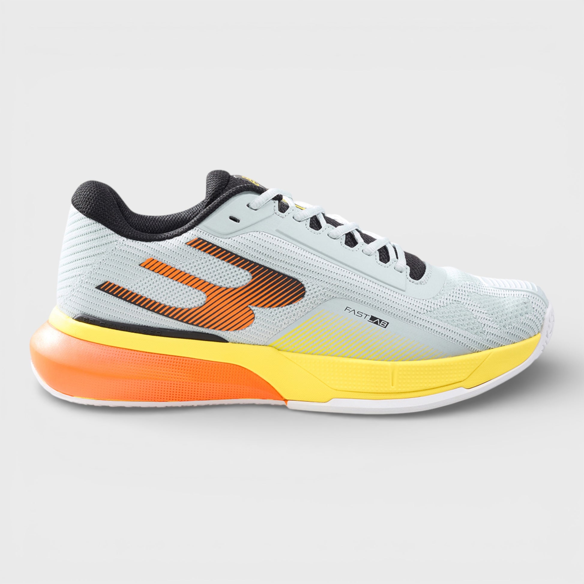 Left Side Image of Bullpadel Neuron 26V Light Grey Padel Shoes available in New Zealand from ThePadelShop.co.nz