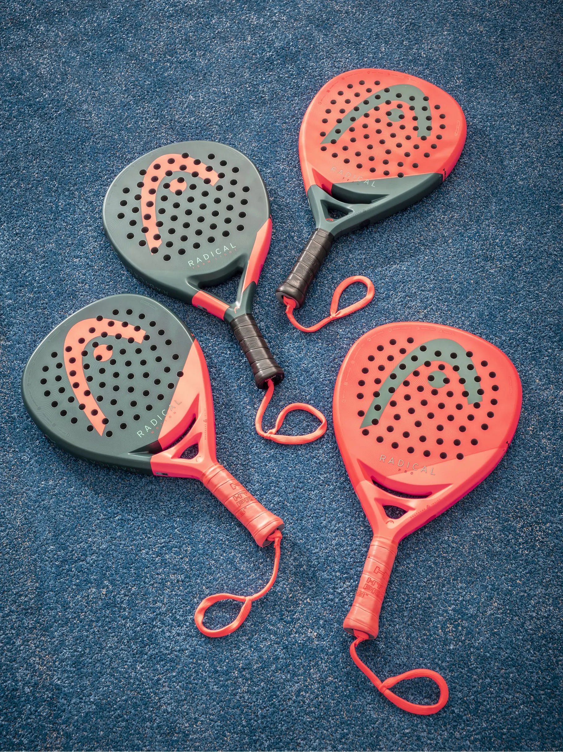 Range of rackets including the HEAD Radical pro 2026 Padel racket Available in New Zealand from ThePadelShop.co.nz