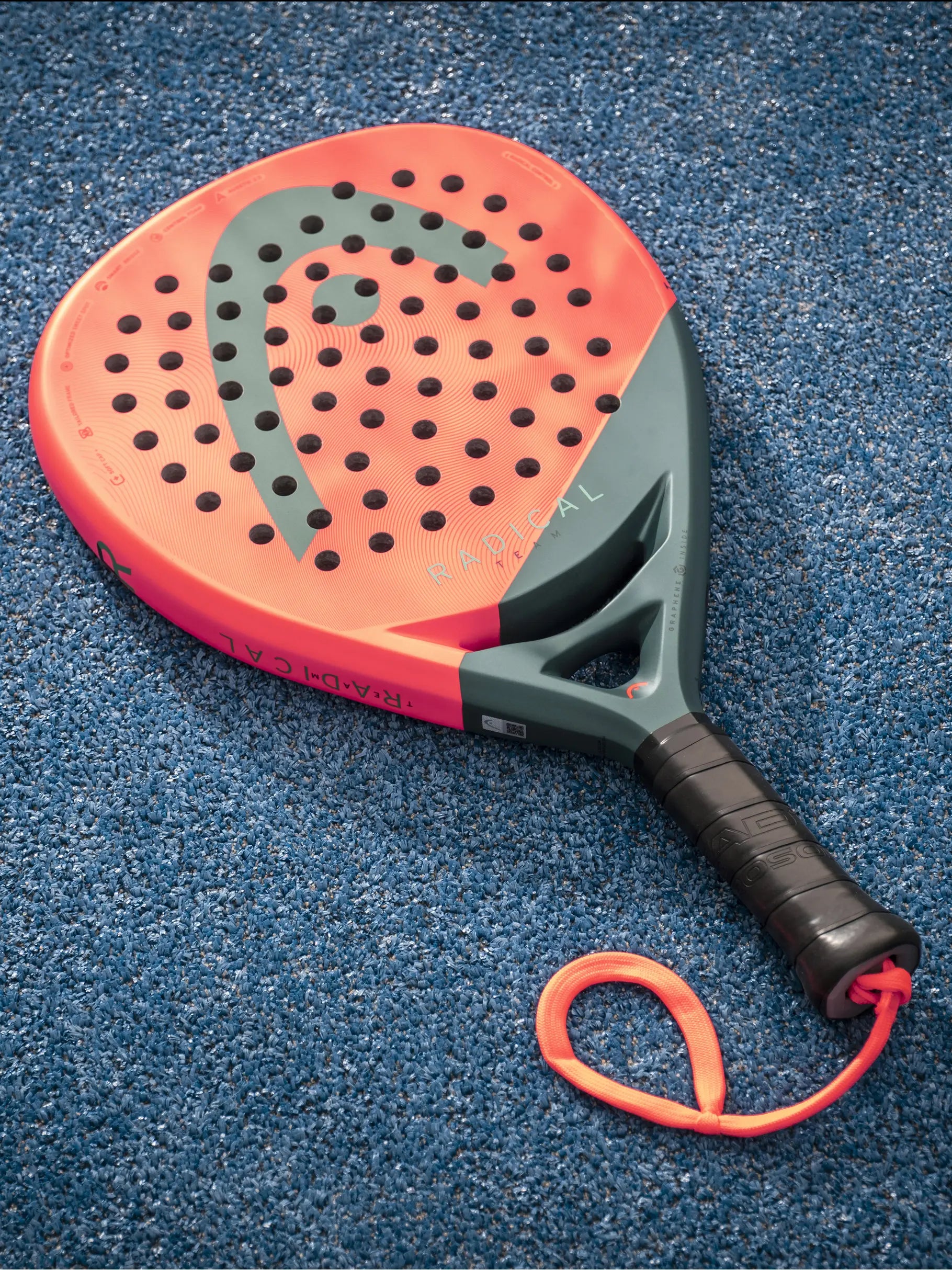 on Court image of he Head Radical Team 2026 Padel Racket available in New Zealand from ThePadelShop.co.nz