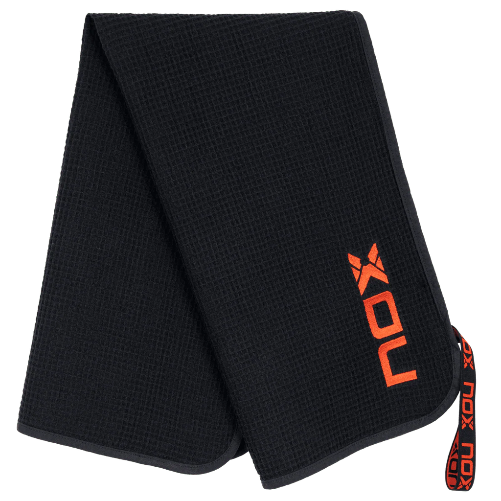 Nox padel player towel black and red
