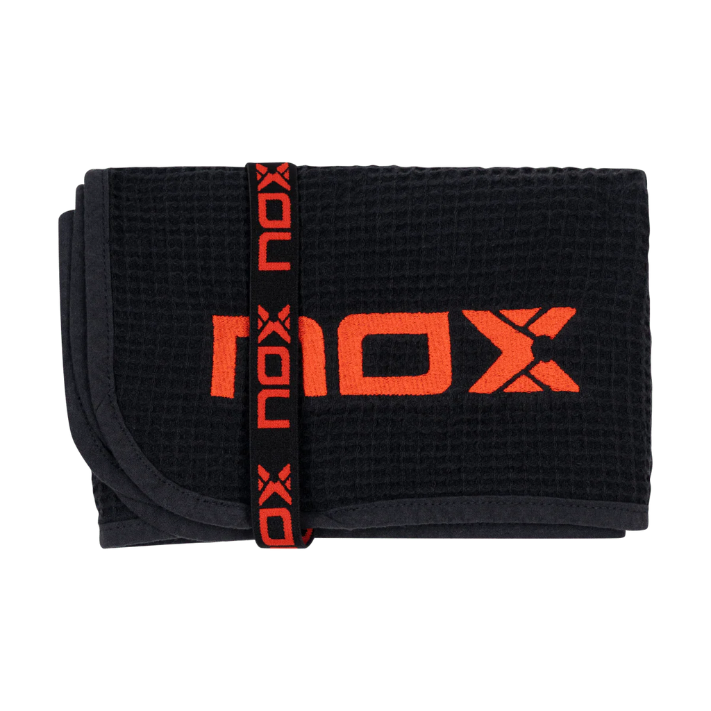 Black & Red towel for Padel available in New Zealand