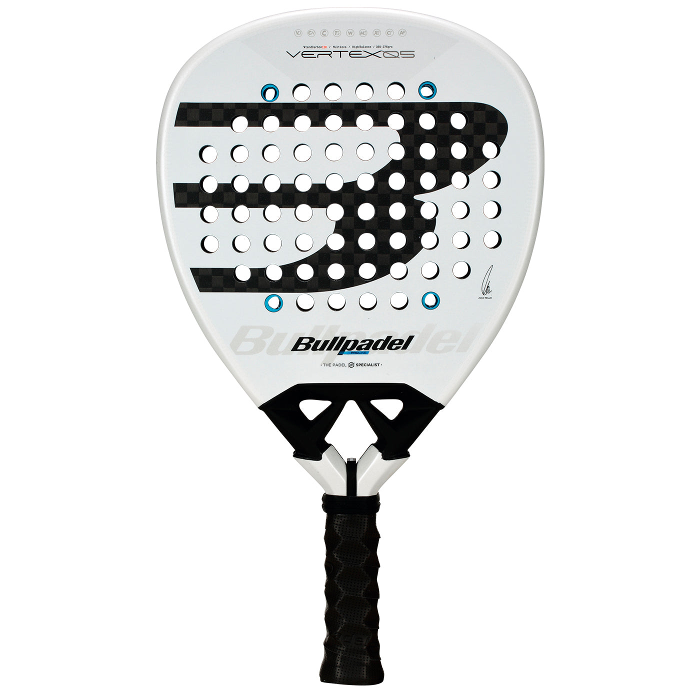 Front image of the Bullpadel Vertex 05 2026 padel racket available in New Zealand from ThePadelShop.co.nz